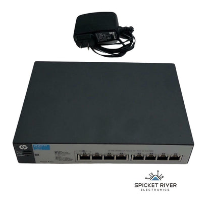 HP 1810-8G J9802A 8-Port External Managed Network Switch w/ Power Adapter