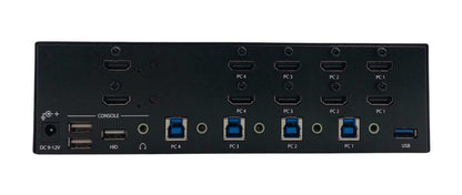 StarTech.com SV431DHD4KU 4-Port DVI KVM USB Switch w/ Adapter + USB PC Cables