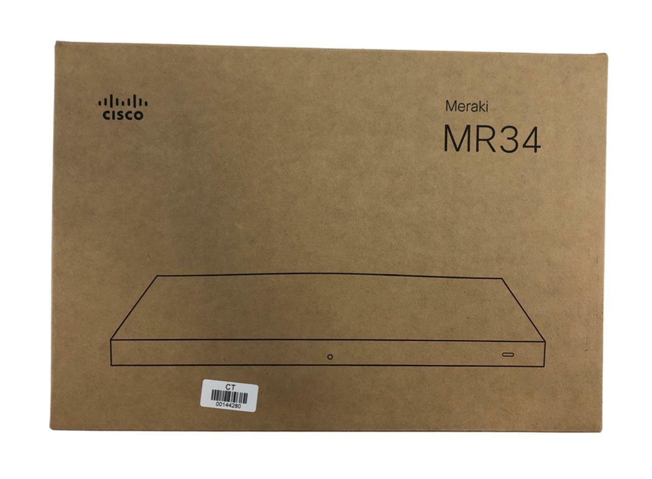 NEW - Open Box - Cisco Meraki MR34 Cloud-Managed Access Point w/ Mount