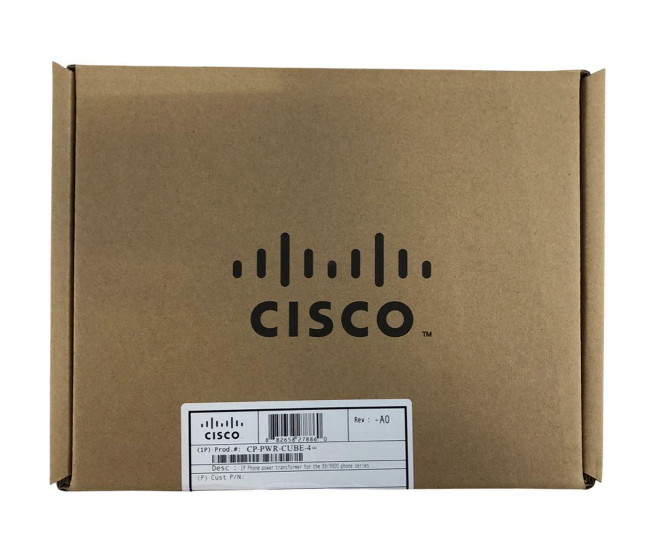 NEW - Open Box - Cisco CP-PWR-CUBE-4 Power Cube IP Phone Power Supply