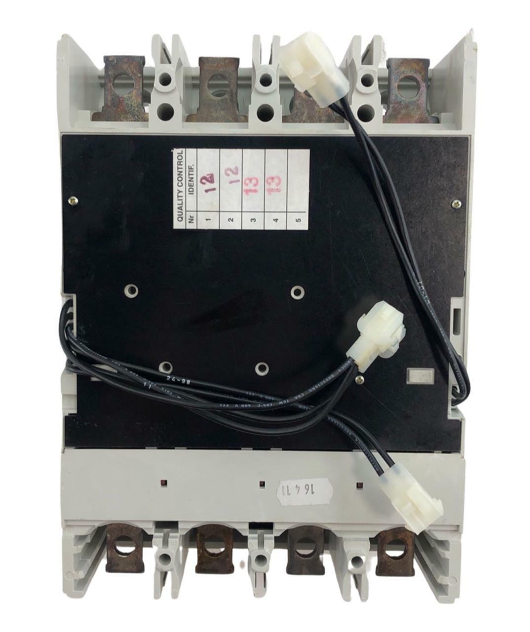 ABB SACE Isomax Type S5N 4 Pole Unit Circuit Breaker 600V 50-60Hz