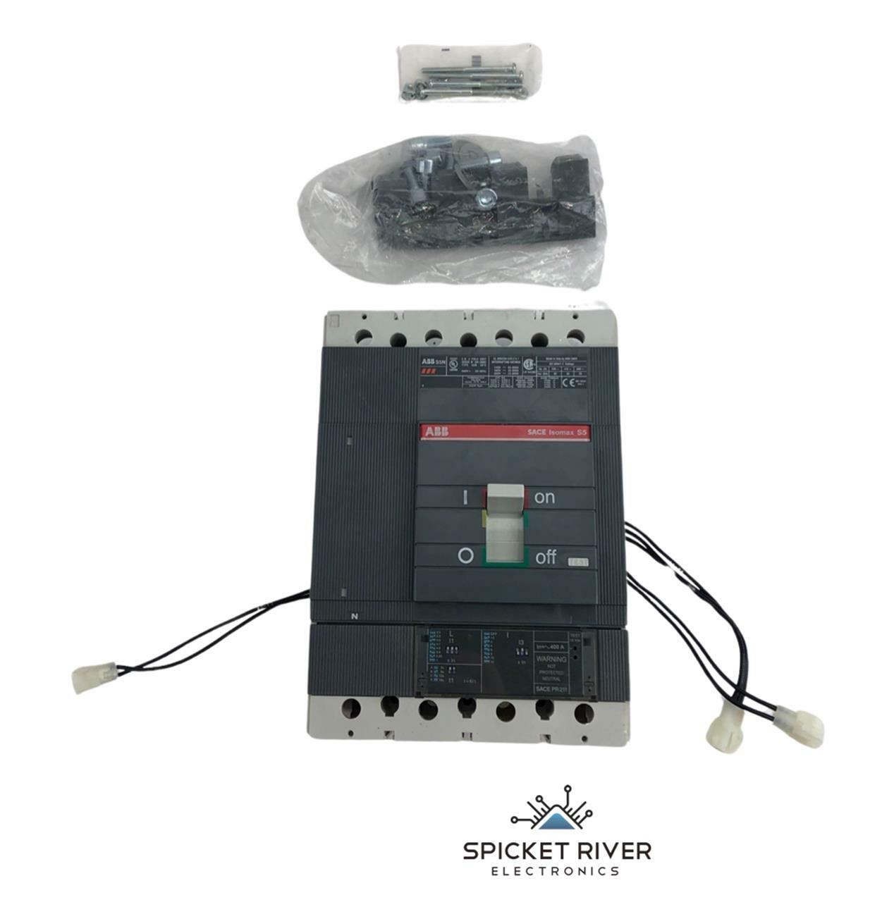 ABB SACE Isomax Type S5N 4 Pole Unit Circuit Breaker 600V 50-60Hz