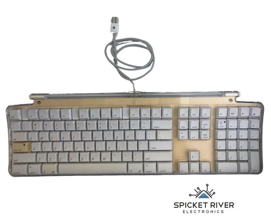 Vintage Apple M7803 Pro Mac USB Wired White Keyboard - READ
