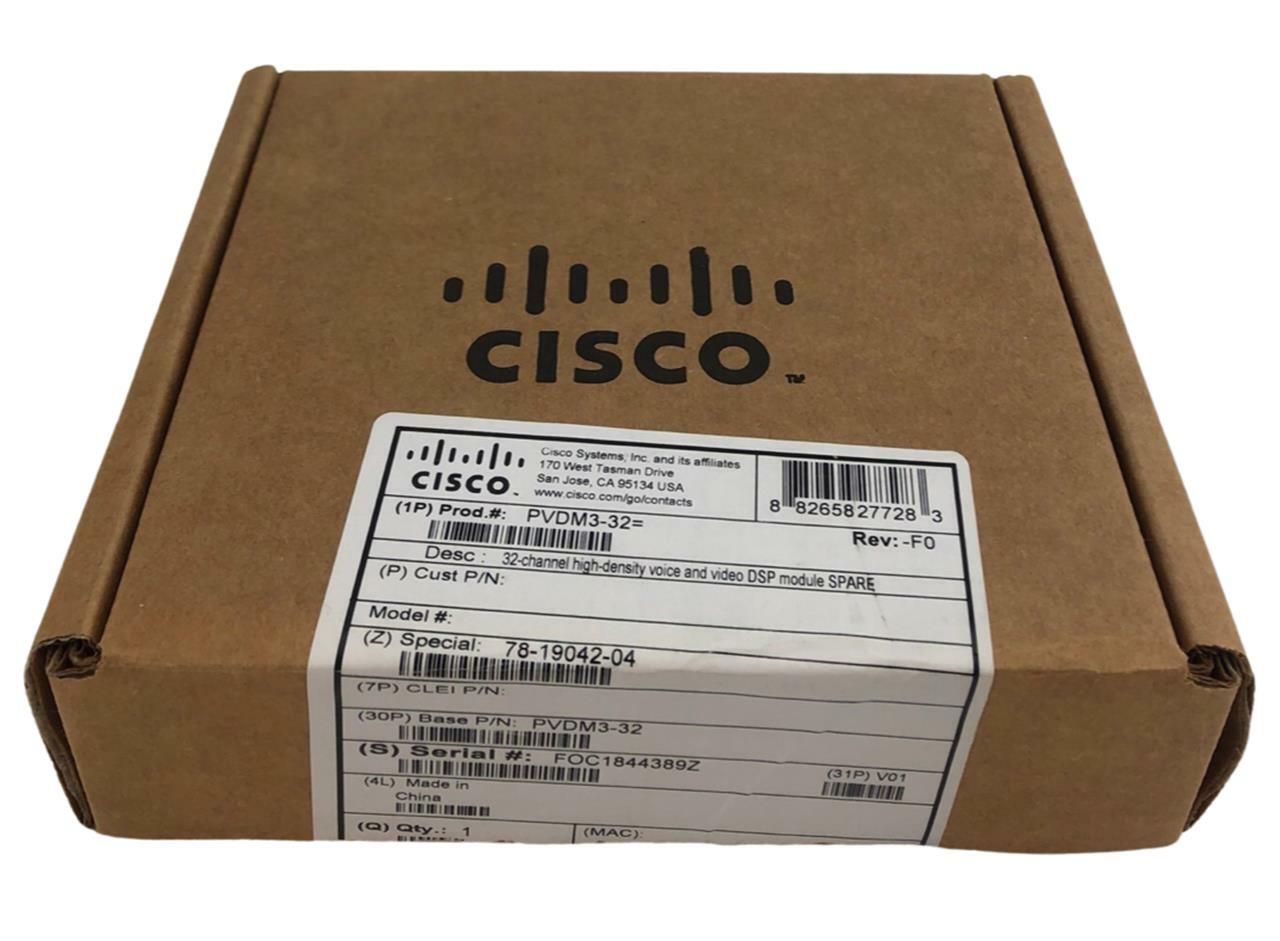 NEW - Open Box - Cisco PVDM3-32 32-Channel High Density Voice Video DSP Module