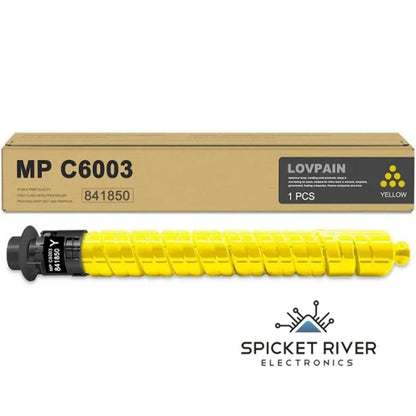 NEW - Ricoh Savin Lanier MP C6003 Yellow Printer Toner Cartridge 841850