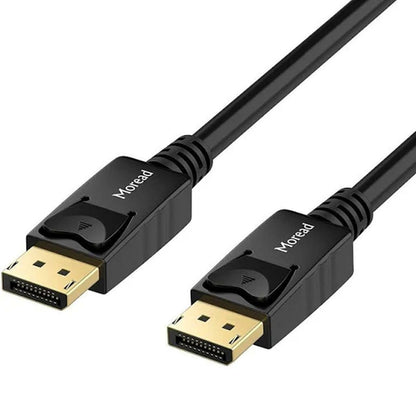 NEW - Lot of 5 - Moread 6' DisplayPort to DisplayPort Cables - Black