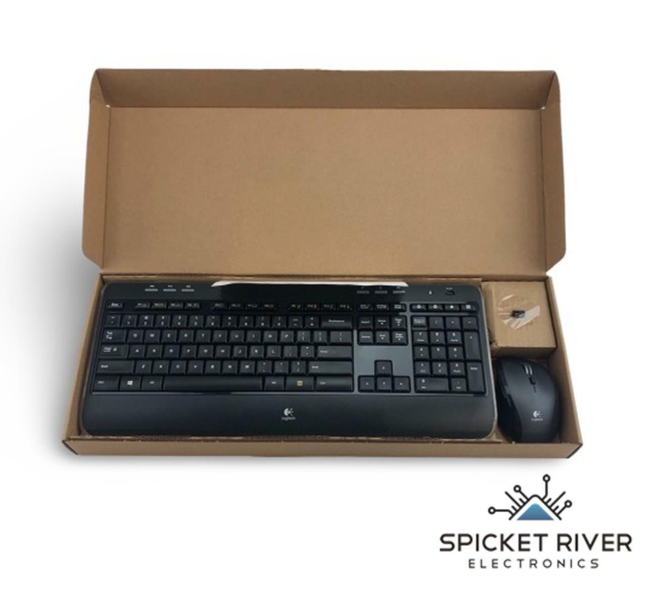 Logitech MK620 Wireless Keyboard and Mouse Combo Set - Black
