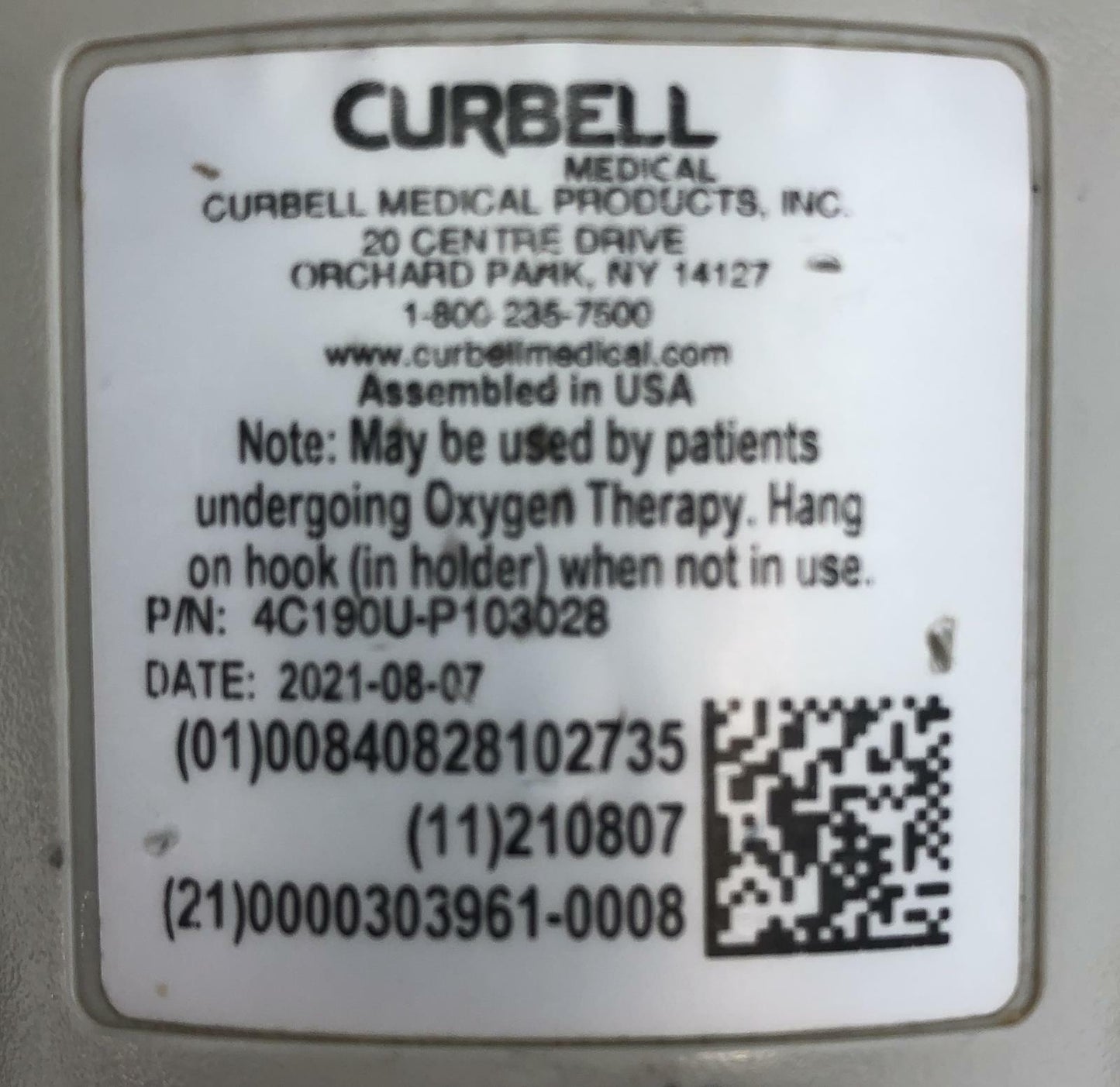 Curbell 4C190U-P103028 GEN 4 Pillow Speaker Controller