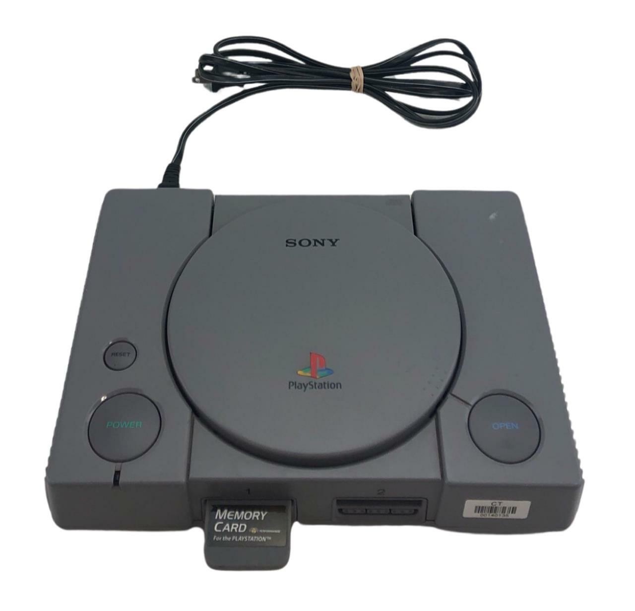 Original Playstation newest Console SPCH-9001 in gray with No Memory Card