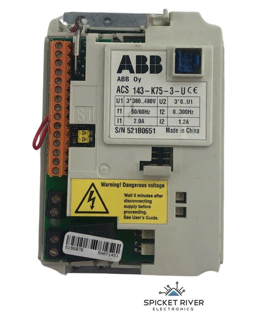 ABB ACS143-K75-3-U AC Drive Inverter - READ