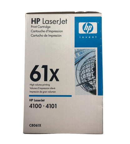 NEW - HP 61X C8061X LaserJet Black Toner Print Cartridge