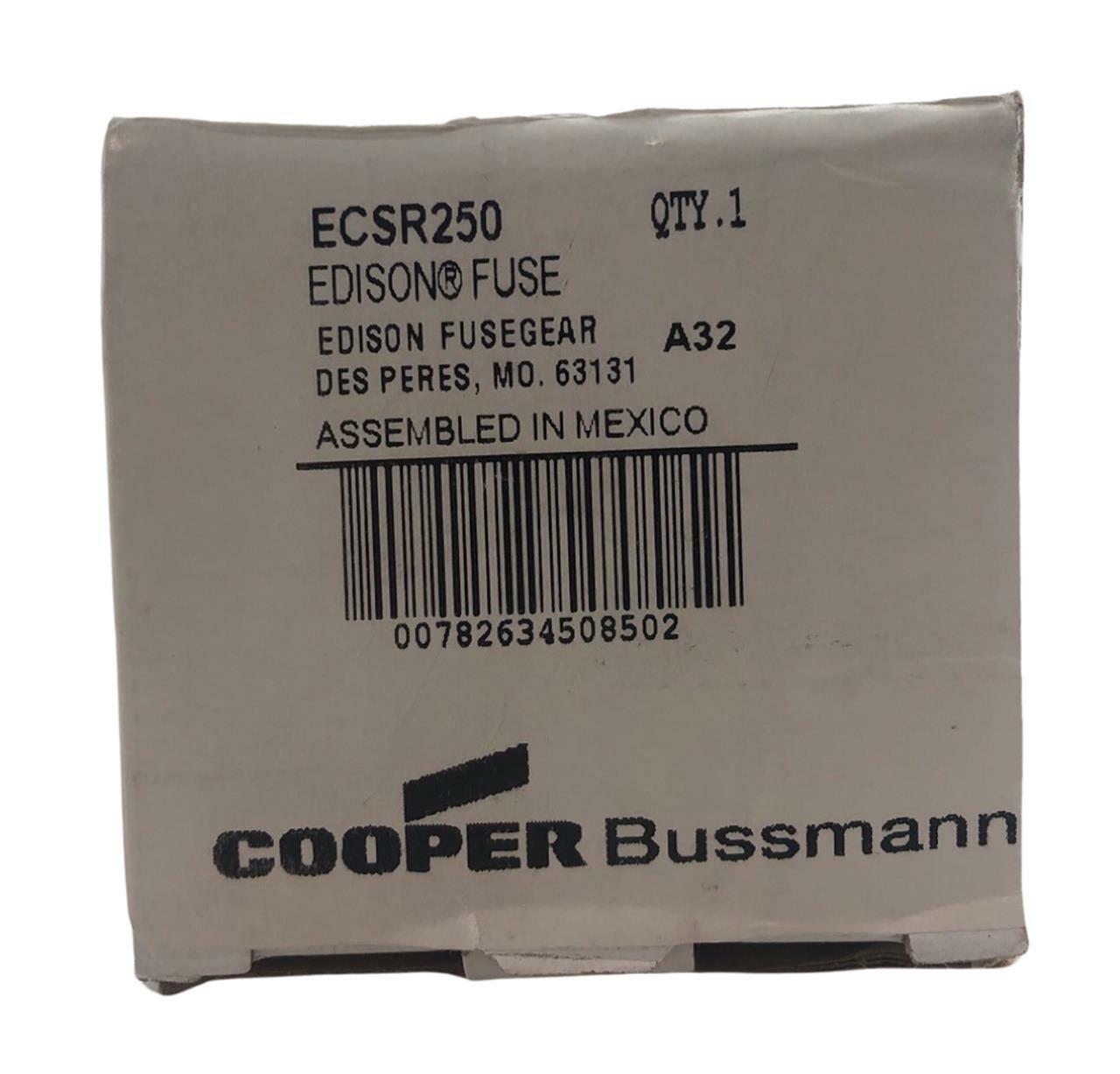 NEW - Edison ECSR250 250 Amp Fuse Class RK5 600V Time Delay