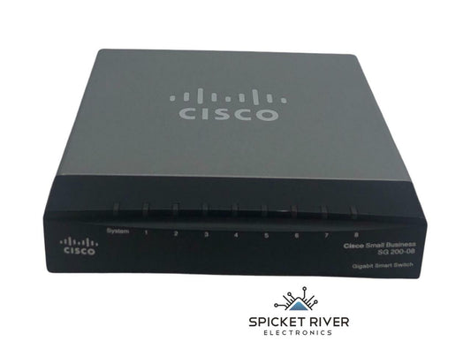 Cisco SG200-08P Small Business 8-Port Gigabit Smart Managed Network Switch