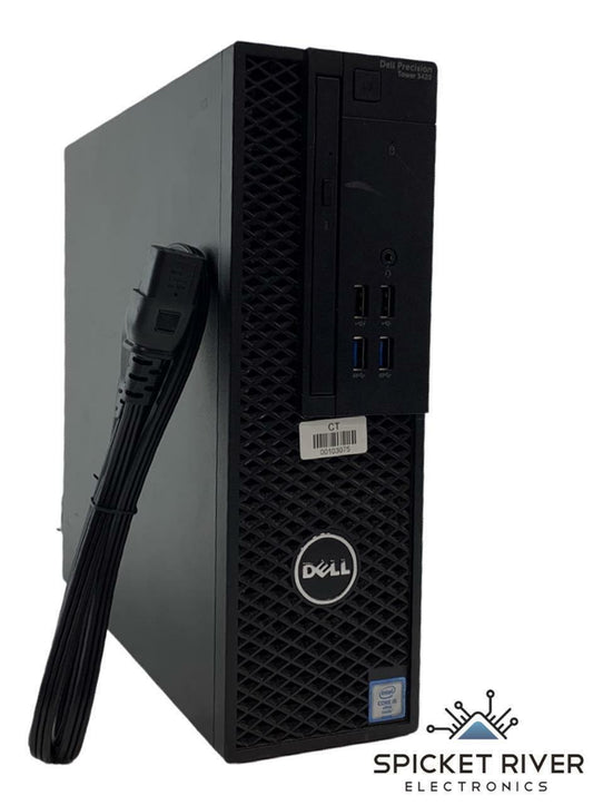 Dell Precision Tower 3420 SFF Quad E3-1220 v6 3GHz 256GB SSD + 1TB HDD 16GB RAM