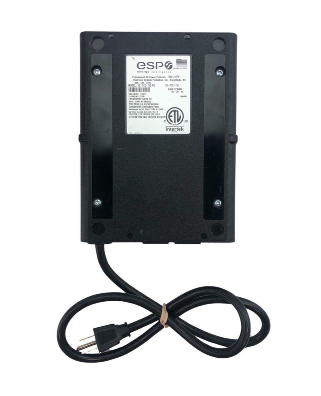 ESP XG-PCS-15D Next Gen PCS 120V 15Amp Power Monitor Line Filter