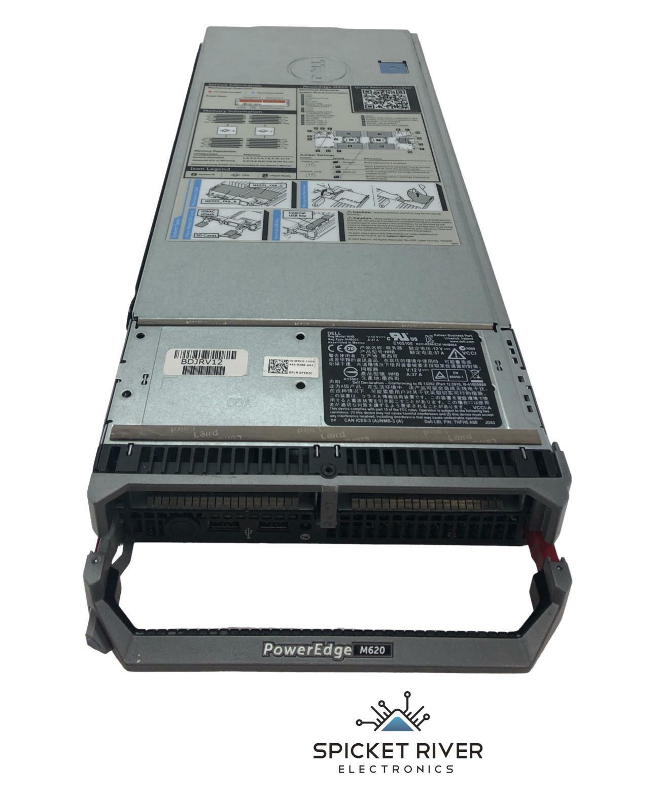 Dell PowerEdge M630 2x 8-Core Xeon E5-2667 v2 3.30GHz 2.5" No HDDs 64GB RAM