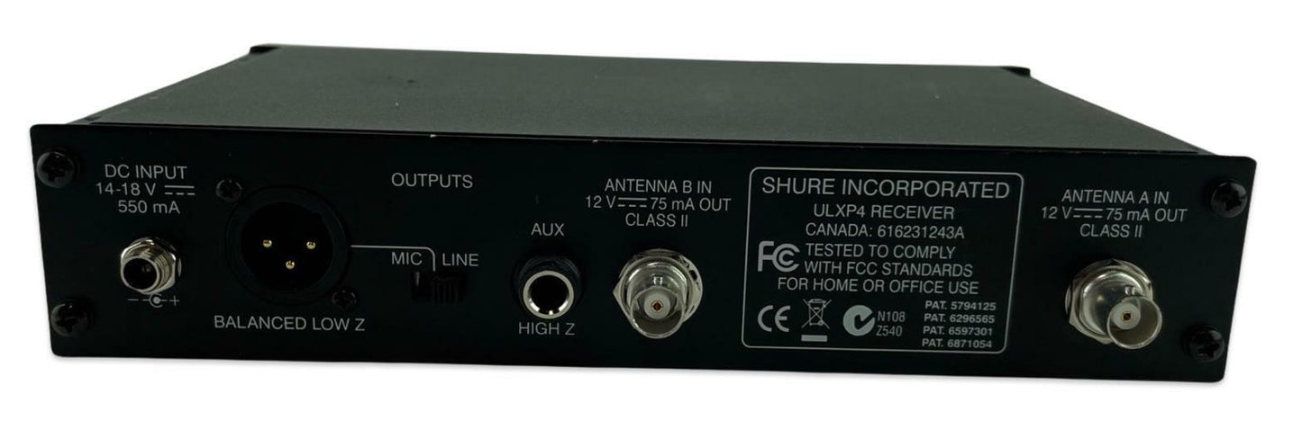 Shure ULXP4 Professional Wireless Mic Receiver 662-698 MHz-M1