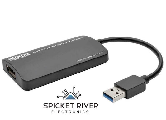 NEW - Tripp-Lite U344-001-DP-4K USB-C to HDMI 3.0 USB to 4K DisplayPort Adapter