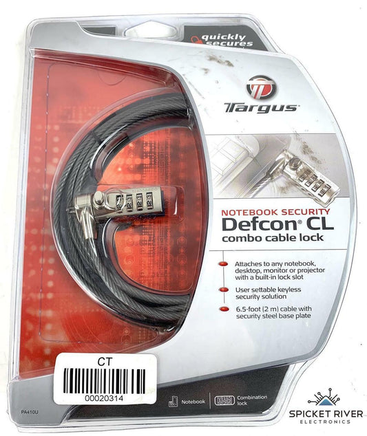 NEW - Targus DEFCON CL Laptop / Notebook Cable Lock PA410U1