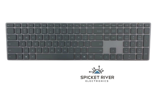 Microsoft Surface 1742 Bluetooth Wireless Slim QWERTY Keyboard - Gray