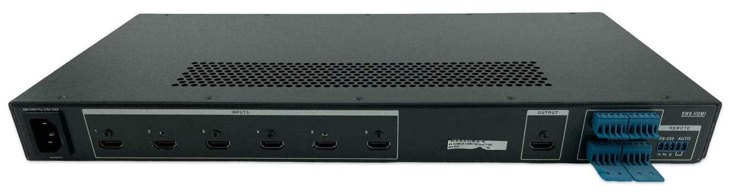 Extron SW6 HDMI Commercial Grade Six-Input Video/Audio Switcher
