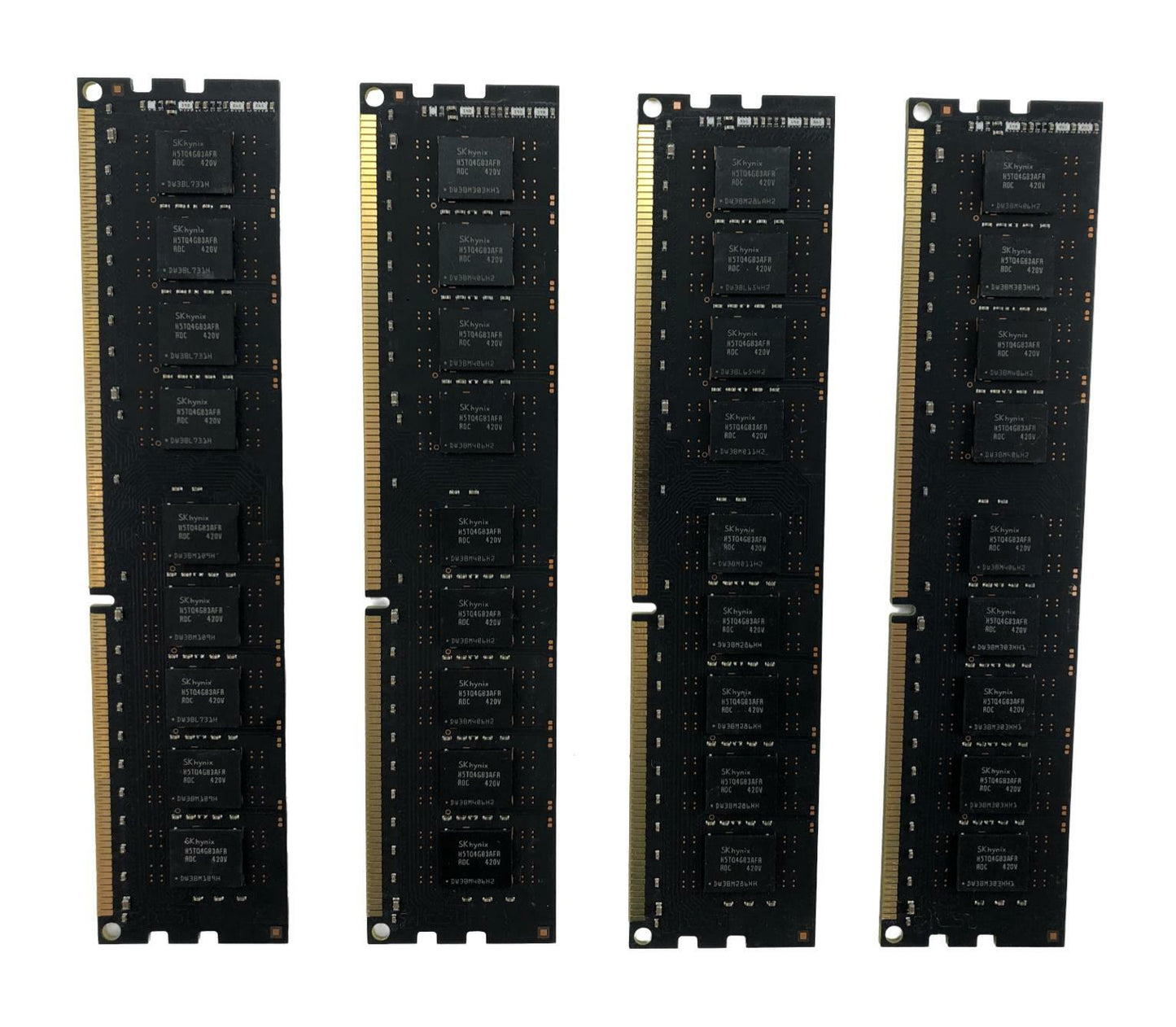 Lot of 4 - SK Hynix HMT41GU7AFR8C-RD 8GB (32GB) 2Rx8 ECC PC3-14900E RAM Memory