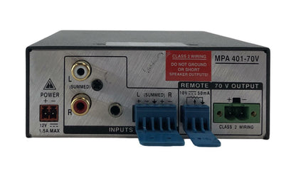 Extron MPA 401 Mini Power Amplifier 401-70v - No Power Supply