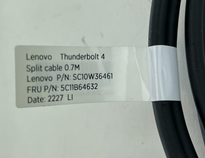 Lenovo SC10W36461 ThinkPad Thunderbolt 4 Split Cable 0.7M 5C11B64632