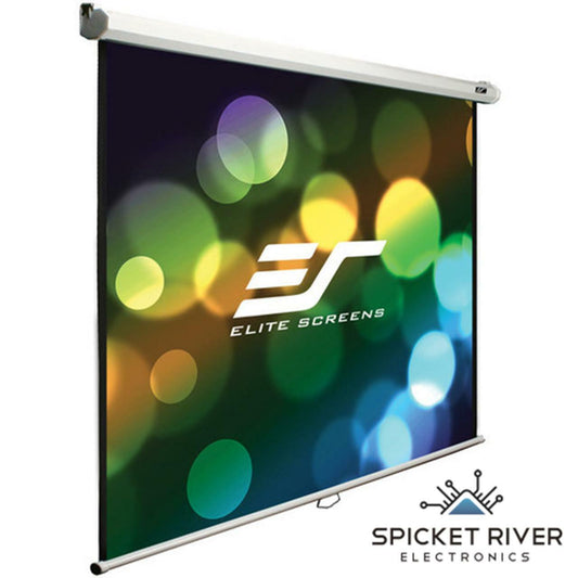 NEW - Elite Screens M100H 100-inch 16:9 Manual Pull Down Projector Screen