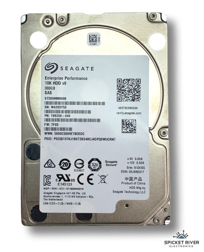 Seagate ST300MM0008 300GB HDD 2.5-inch 12Gb/s SAS 10K Enterprise Hard Drive