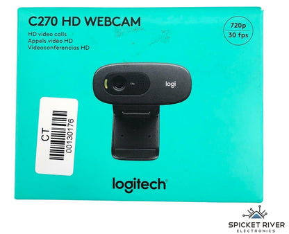 NEW - Open Box - Logitech C270 Widescreen HD Web Camera Video Calling