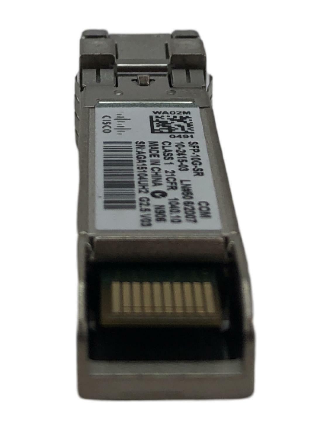 NEW - Open Box - Cisco SFP-10G-SR V03 10GBASE-SR 850nm Multi Mode Transceiver