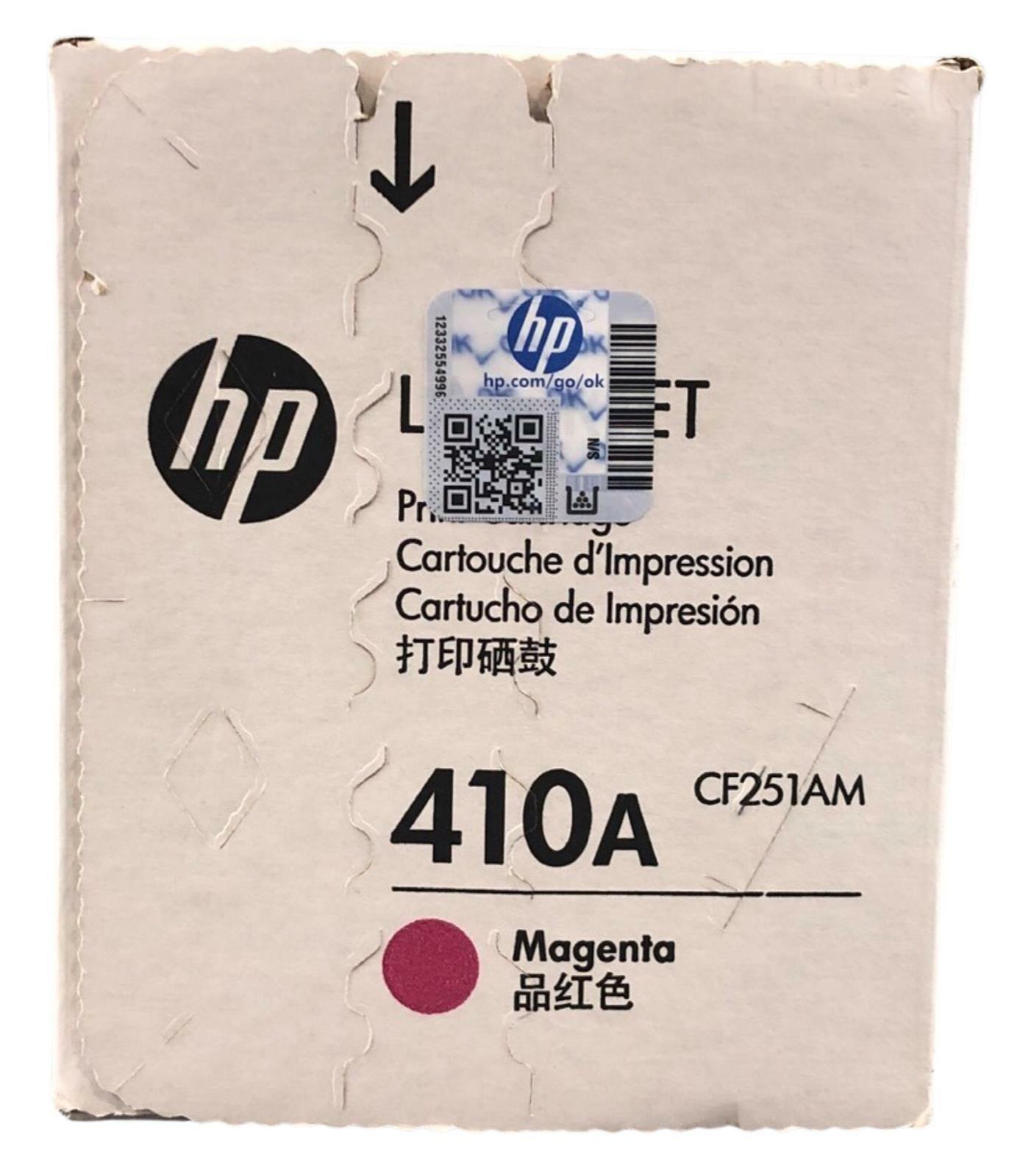 NEW - HP LaserJet CF413A - 410A - CF251AM Printer Toner Cartridge - Magenta