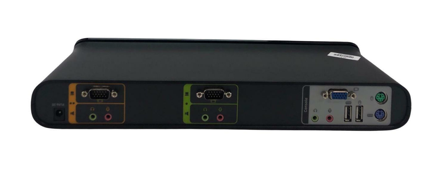 Belkin Omniview F1DS102J SOHO Dual Port External KVM Audio Switch w/ AV Cable