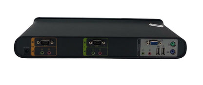 Belkin Omniview F1DS102J SOHO Dual Port External KVM Audio Switch w/ AV Cable