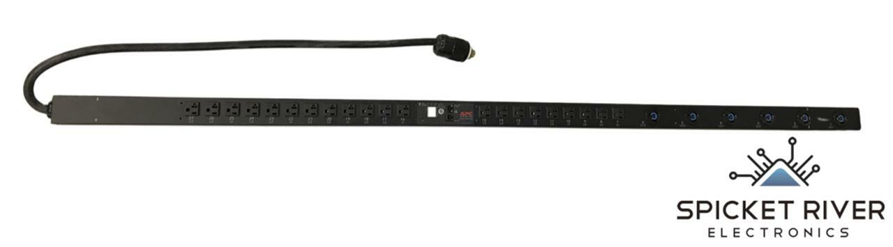 APC AP7863 6FT Metered Rack PDU w/ NEMA 20A Locking Plug Connector