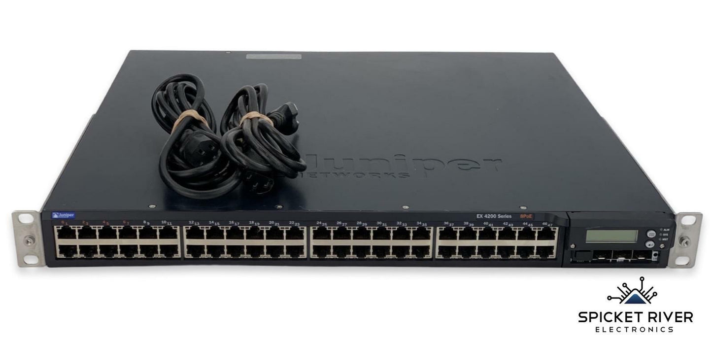 Juniper Networks EX4200-48T 48-Port Gigabit Ethernet Switch w/ 2x 320w PSUs