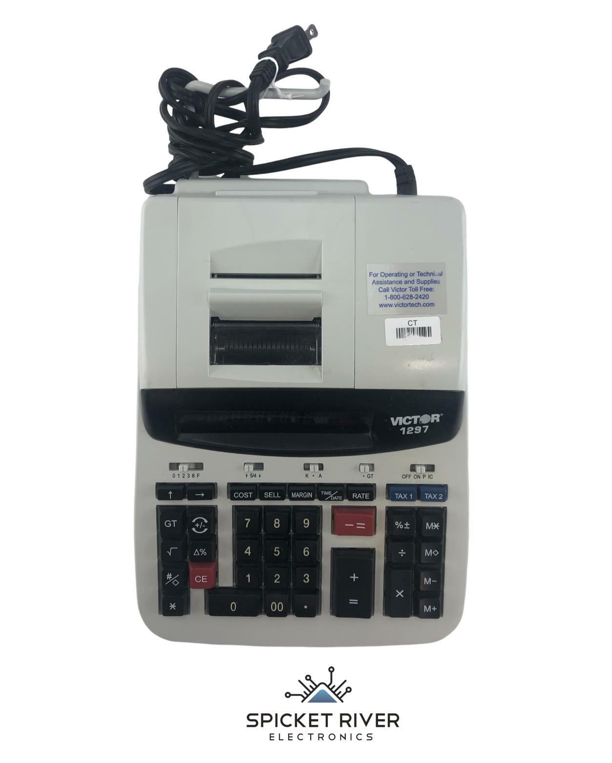 Victor 1297 Heavy Duty Digital Financial Printing Desktop Calculator