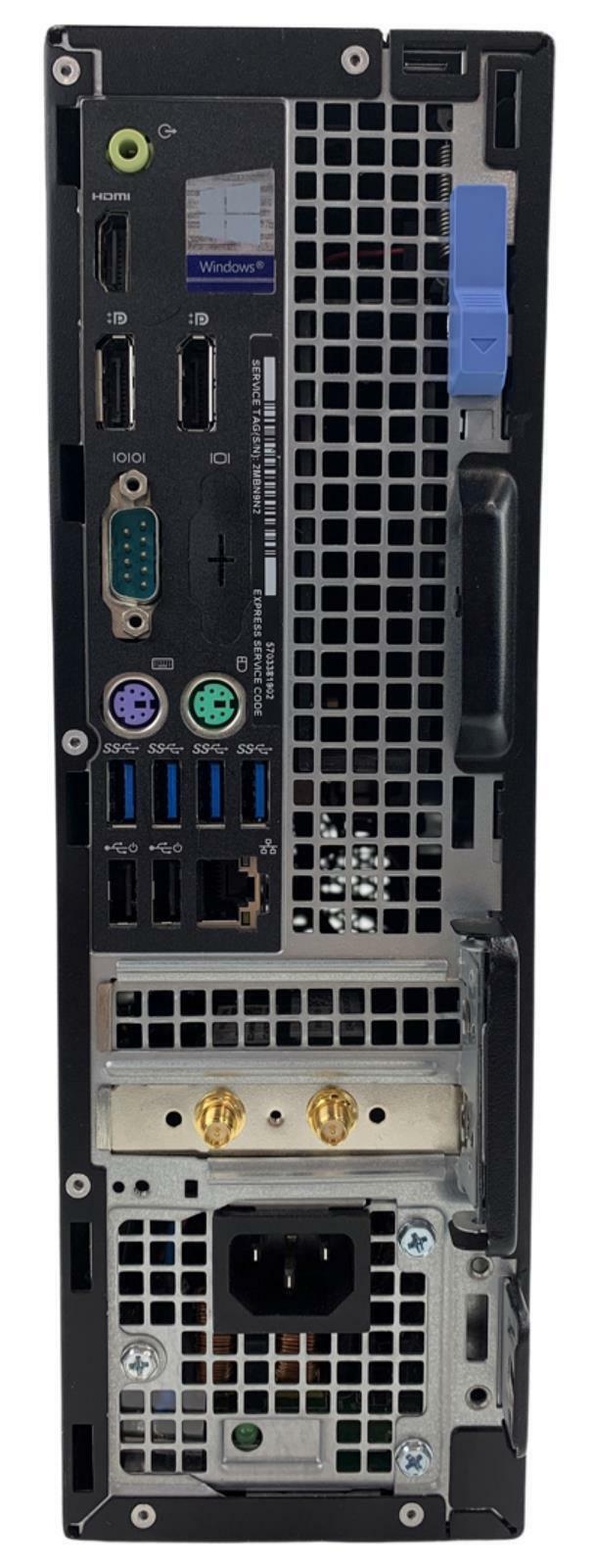 Dell OptiPlex 7050 SFF Quad i5-7500 3.40GHz 256GB SSD 16GB RAM Windows 10 Pro