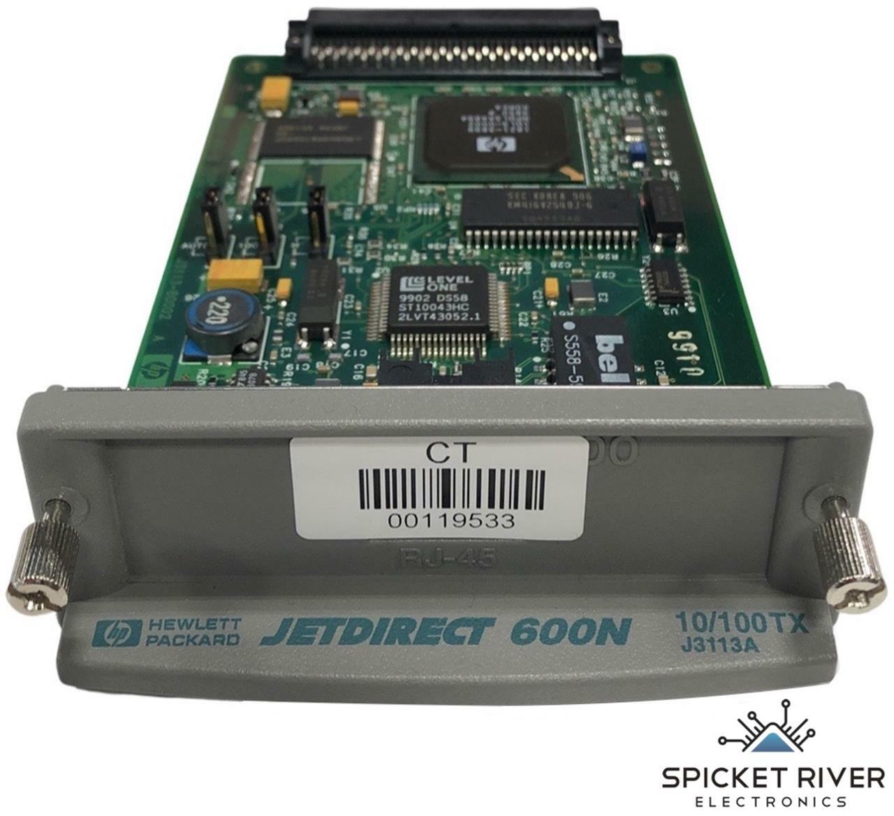 HP JetDirect 600N J3111A Ethernet 10/100TX RJ-45 Network Print Server