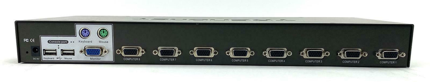 Trendnet TK-803R 8-Port USB/PS/2 KVM Switch - No Adapter