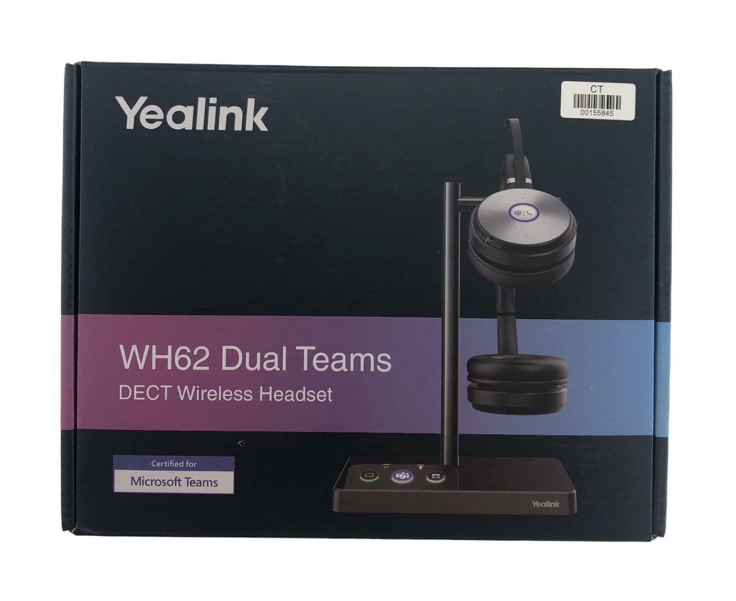 NEW - Open Box - Yealink WH62 X002ULLT2V Dual Teams DECT Wireless Headset