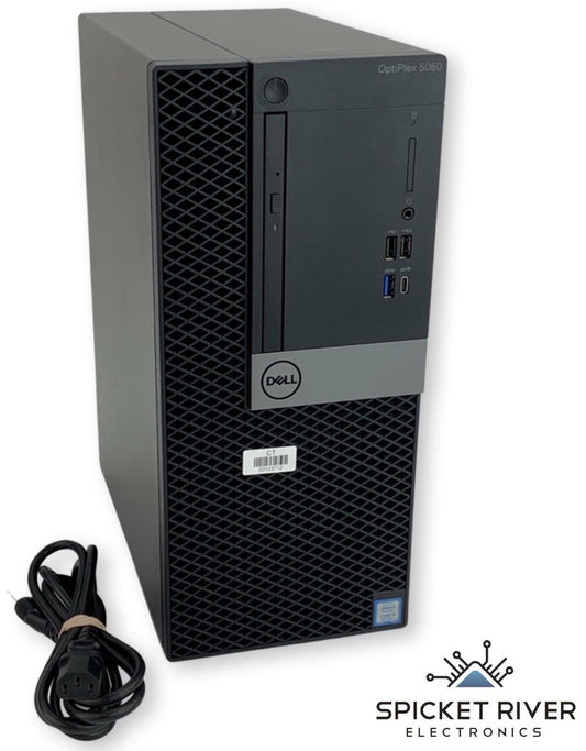 Dell OptiPlex 5060 MT 3.00GHz 6-Core i5-8500 256GB SSD 16GB RAM Windows 10 Pro