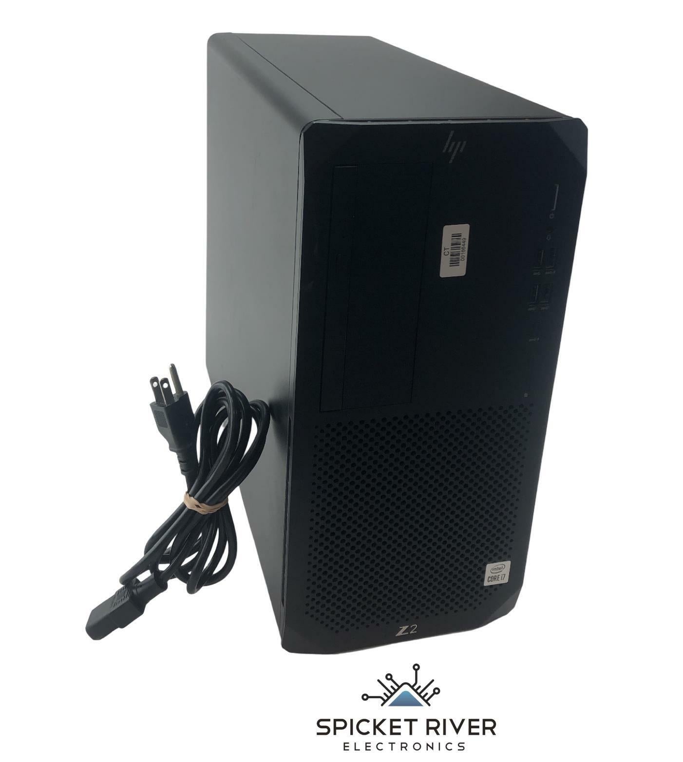 HP Z2 G5 Tower 8-Core i7-10700 2.90GHz 256GB SSD 32GB RAM Windows 10 Pro