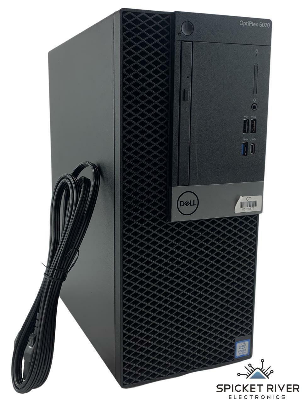 Dell OptiPlex 5070 MT 6-Core i5-8500 3.00GHz 256GB SSD 16GB RAM Windows 10 Pro