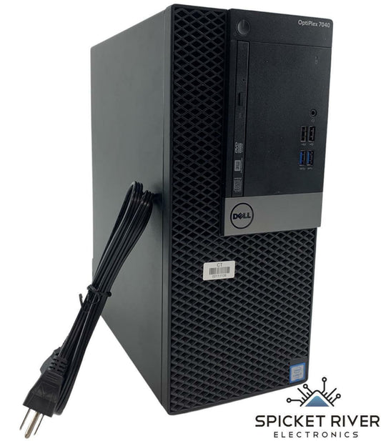 Dell OptiPlex 7040 MT Quad Core i5-6500 3.20GHz 512GB SSD 4GB RAM Windows 10 Pro