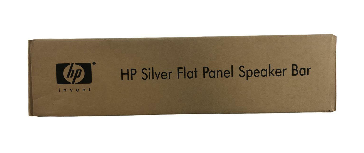 NEW - Open Box - HP EE418AA Silver Flat Panel Speaker Bar