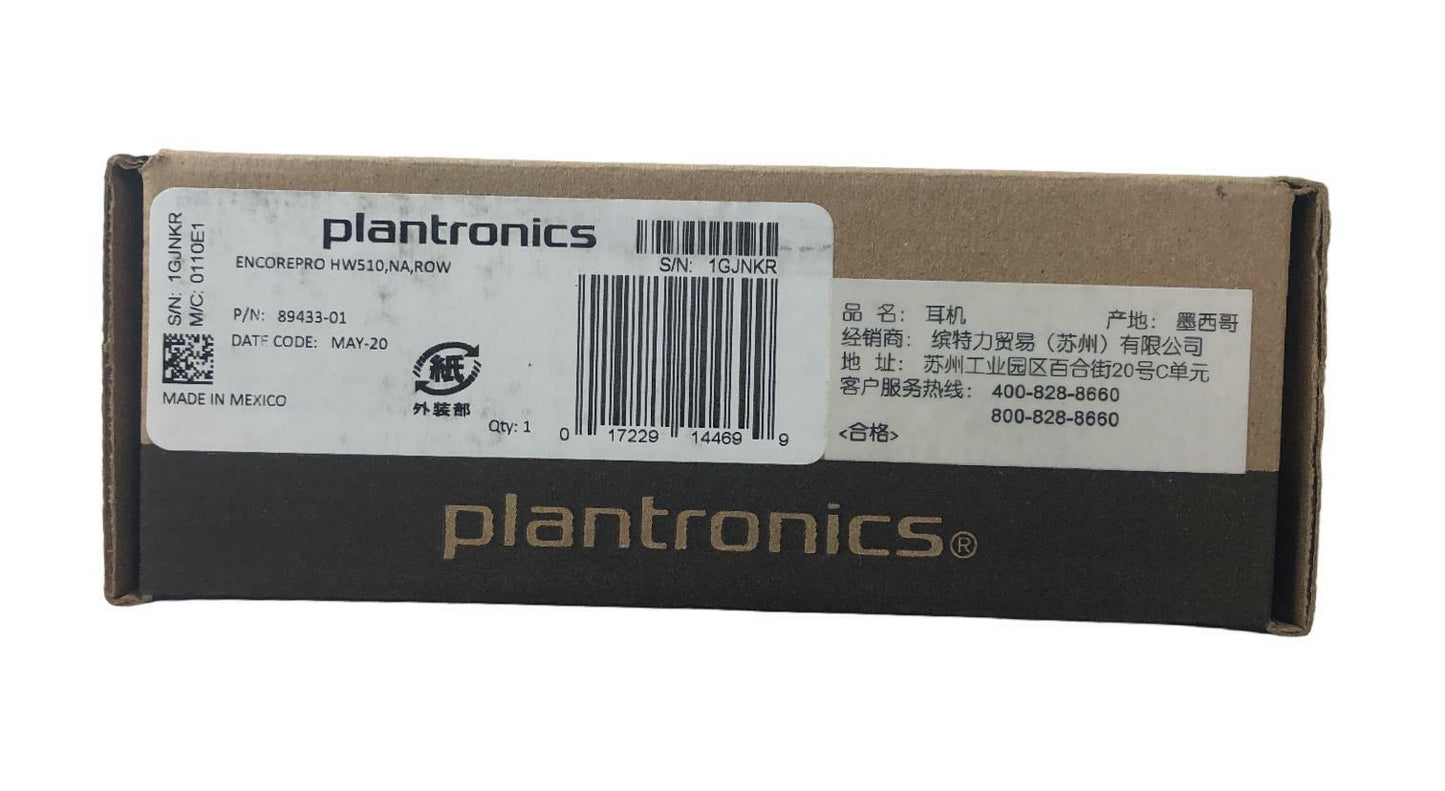 NEW - Open Box - Plantronics EncorePro HW510 Monaural Noise-Canceling Headset