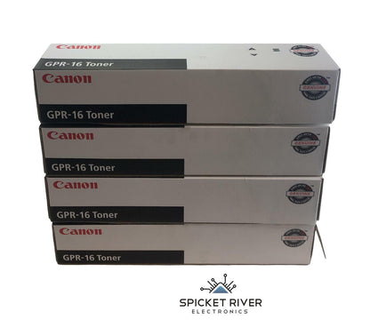 NEW - Open Box - Lot of 4 - Canon GPR-16 Black Toner Print Cartridge