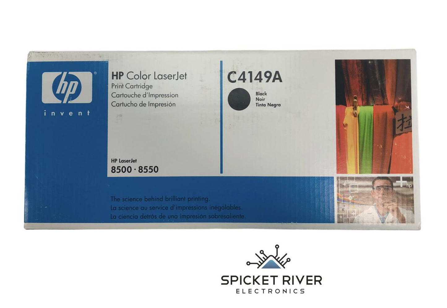 NEW - HP C4149A Color LaserJet 8500 8550 Black Toner Print Cartridge